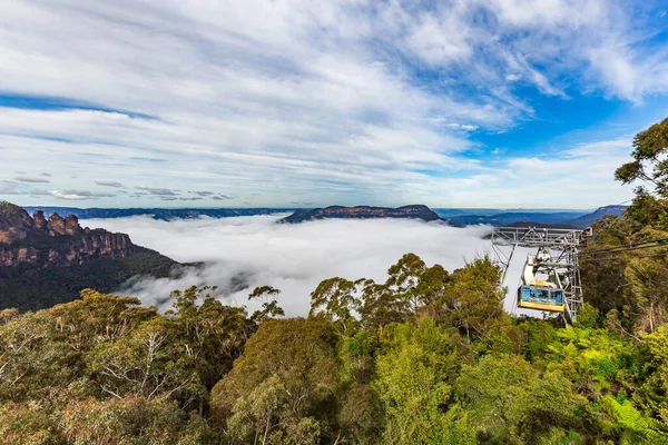 Die Drei Schwestern Aus Echo Point Blue Mountains Australien Stockbild