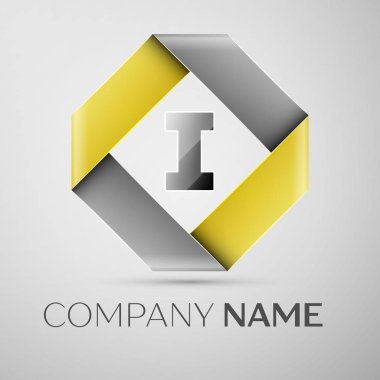 Renkli rhombus logo simge vektör mektup. Tasarımınız için vektör şablonu