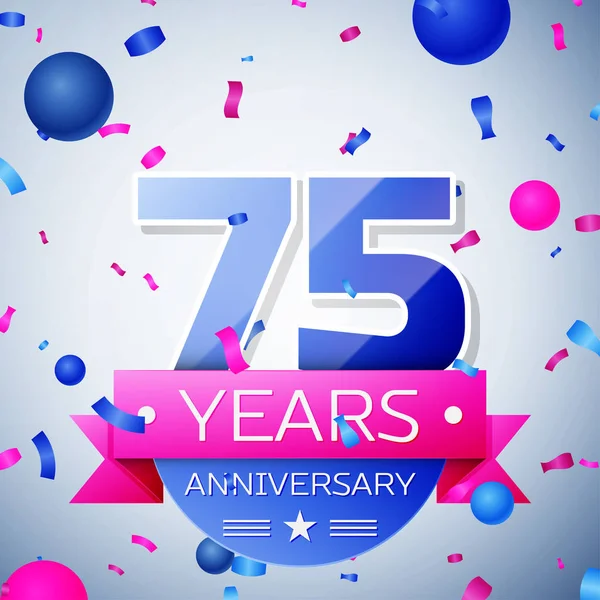 ᐈ 75th anniversary logo stock images, Royalty Free 75th anniversary