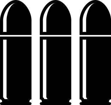 Beyaz arka planda yalıtılmış siyah madde işareti simgesi. Vektör İllüstrasyonu