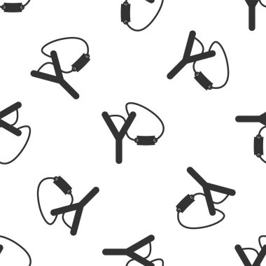 Gri Sapan simgesi, beyaz arka planda kusursuz desen izole etti. Vektör İllüstrasyonu