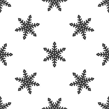 Gri Kar Tanesi ikonu, beyaz arka planda kusursuz desen izole etti. Vektör İllüstrasyonu