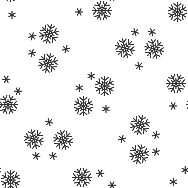 Šedý sníh ikona izolované bezešvé vzor na bílém pozadí. Vektorová ilustrace — Stockový vektor
