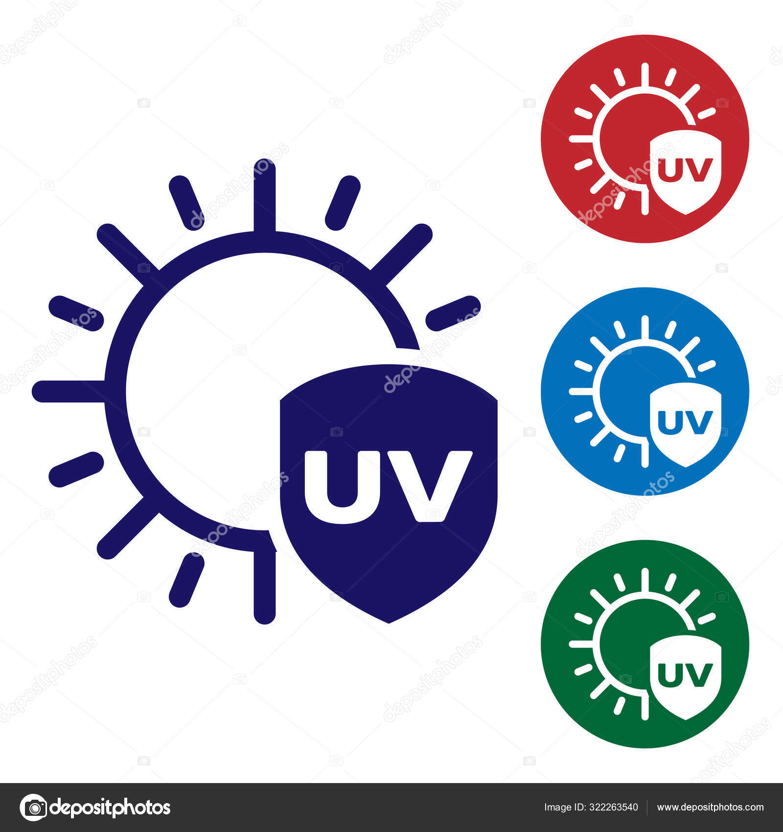 Black UV protection icon isolated on white background. Ultra violet rays  radiation. SPF sun sign. Vector Illustration Stock Vector, uv protection 