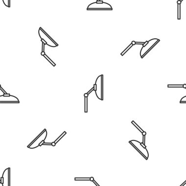 Gri çizgi Windscreen sileceği simgesi beyaz arkaplanda izole edilmiş pürüzsüz desen. Vektör İllüstrasyonu