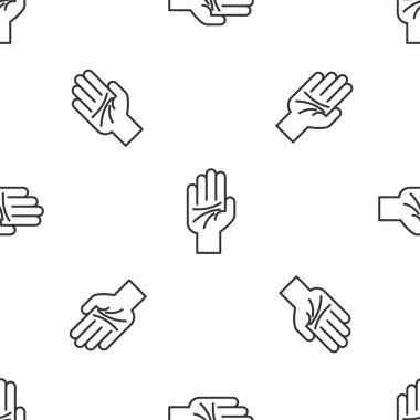 El ikonunun gri çizgisi, beyaz arka planda izole edilmiş. Vektör İllüstrasyonu