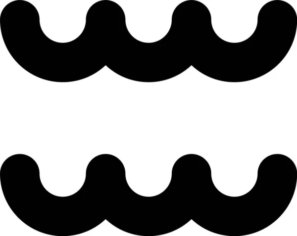 Зодіакальна ікона Чорного Водолія ізольована на білому тлі. Збірка астрологічних гороскопів. Векторний приклад — стоковий вектор