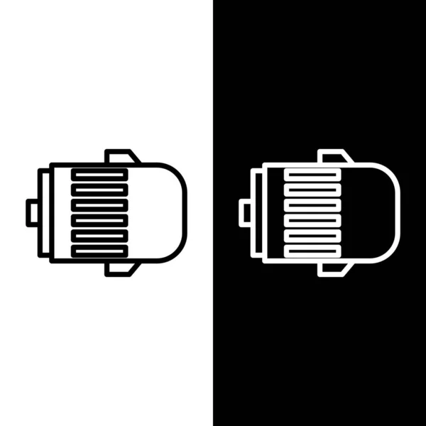 Electric motor icon vector engine symbol power — Stock Vector © moleks