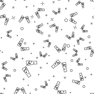 Beyaz arka planda siyah çizgi şeklindeki bira ikonu izole edilmiş. Vektör İllüstrasyonu