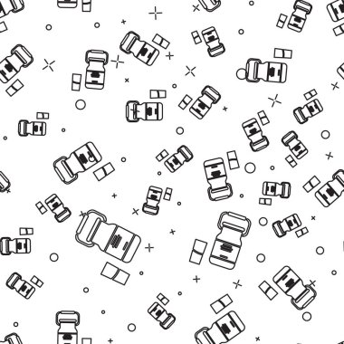 Siyah çizgi konteynır süt ve cam ikon için izole edilmiş beyaz arka planda pürüzsüz desen. Vektör İllüstrasyonu