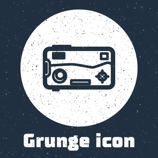 Grunge line Smartphone和游戏图标在灰色背景下隔离。 手机游戏的概念。 单色复古绘画。 病媒图解 — 图库矢量图片