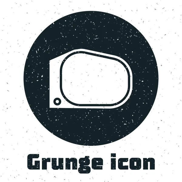 Grunge车镜像图标隔离在白色背景。 病媒图解 — 图库矢量图片