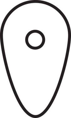 Beyaz arkaplanda siyah çizgi kalkan simgesi izole edildi. Gardiyan. Güvenlik, güvenlik, koruma, gizlilik kavramı. Vektör İllüstrasyonu