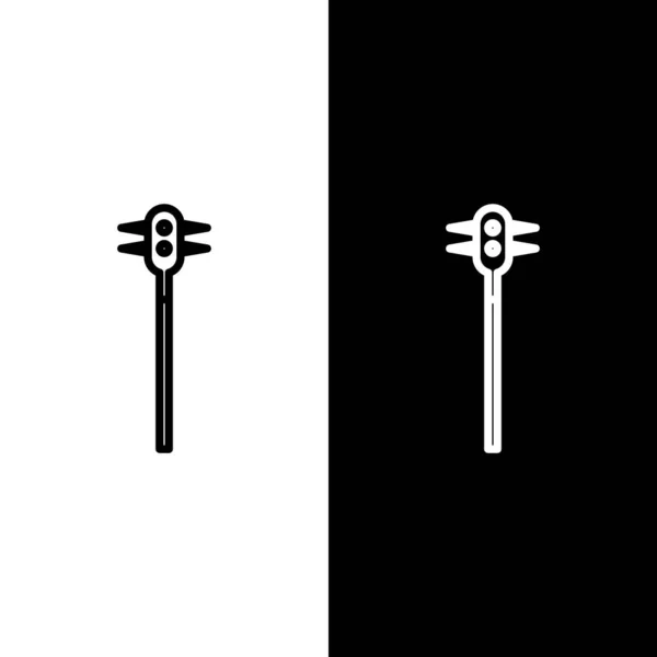 Définir la ligne Médiéval enchaîné icône de balle de masse isolé sur fond noir et blanc. Une arme médiévale. Illustration vectorielle — Image vectorielle