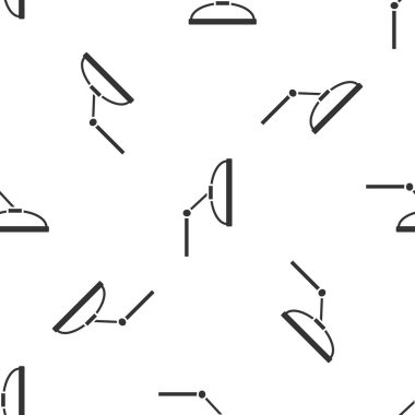 Gri Windscreen sileceği simgesi beyaz arkaplanda izole edilmiş pürüzsüz desen. Vektör İllüstrasyonu