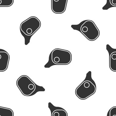 Gri araba ayna ikonu beyaz arka planda izole edilmiş kusursuz desen. Vektör İllüstrasyonu