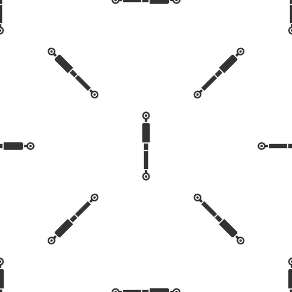 Icona ammortizzatore grigio isolato modello senza soluzione di continuità su sfondo bianco. Illustrazione vettoriale — Vettoriale Stock