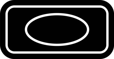 Beyaz zemin üzerinde köpük simgesi olan siyah sabun kalıbı. Köpüklü sabun çubuğu. Vektör İllüstrasyonu