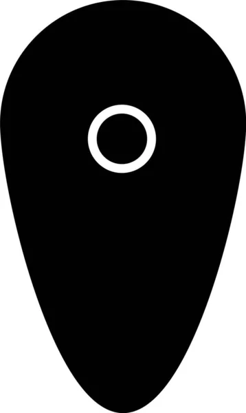 Schwarzes Schild-Symbol isoliert auf weißem Hintergrund. Bewachungsschild. Sicherheit, Sicherheit, Schutz, Privatsphäre. Vektorillustration — Stockvektor