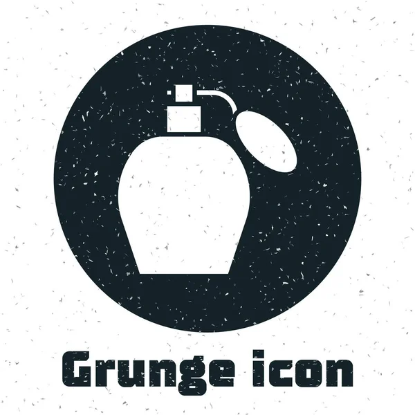Icône Grunge Parfum Isolé Sur Fond Blanc Illustration Vectorielle — Image vectorielle