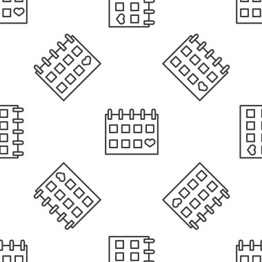 Gri çizgi. Gezegendeki ikon kirliliği sorunu beyaz arka planda izole edilmiş pürüzsüz bir desen. Çöpler, plastikler, gezegendeki poşetler. Vektör İllüstrasyonu