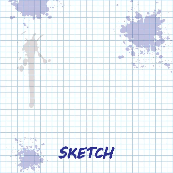 Sketch Line Ícone Pincel Maquiagem Isolado Fundo Branco Ilustração Vetorial — Vetor de Stock