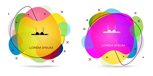 Цвет Бюстгальтер Значок Изолирован Белом Фоне Женское Нижнее Белье Абстрактный — стоковый вектор