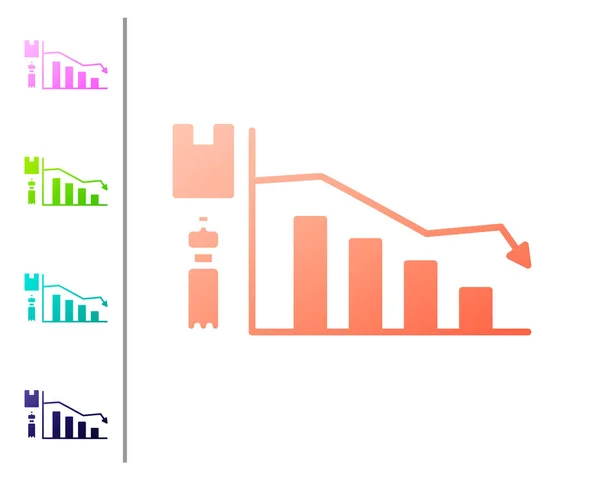 Korallen Ökologie Infografik Symbol Isoliert Auf Weißem Hintergrund Farbsymbole Setzen — Stockvektor