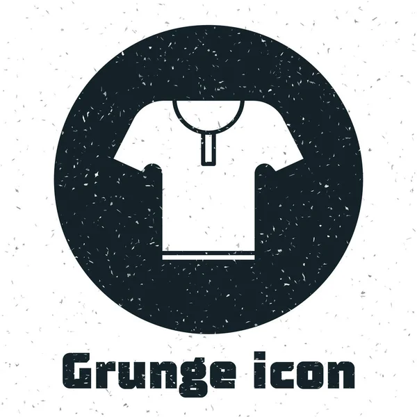 Grunge Body Armor Symbol Isoliert Auf Weißem Hintergrund Vektorillustration — Stockvektor