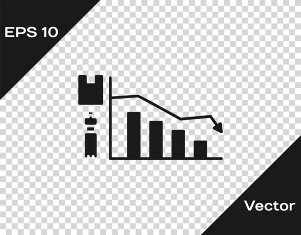 Icono Infográfico Grey Ecology Aislado Sobre Fondo Transparente Ilustración Vectorial — Vector de stock