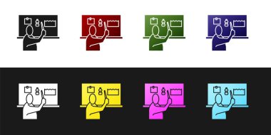 Plastik kirliliği durdurma simgesini siyah ve beyaz arkaplanda izole et. Ekolojik poster. Vektör İllüstrasyonu