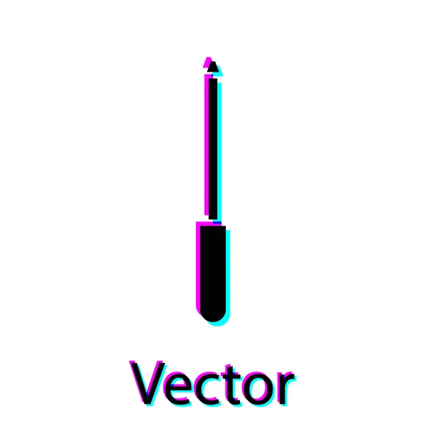 Icono Afilador Cuchillo Negro Aislado Sobre Fondo Blanco Ilustración Vectorial — Vector de stock