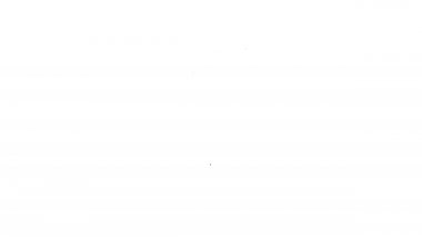 Beyaz arka planda siyah çizgi kremi ya da losyon kozmetik tüp ikonu izole edilmiş. Erkekler için vücut bakım ürünleri. 4K Video hareketli grafik canlandırması