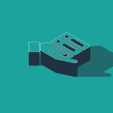 Isometric Sunucu, Data, Web sunucu simgesi yeşil arkaplanda izole edildi. Vektör İllüstrasyonu