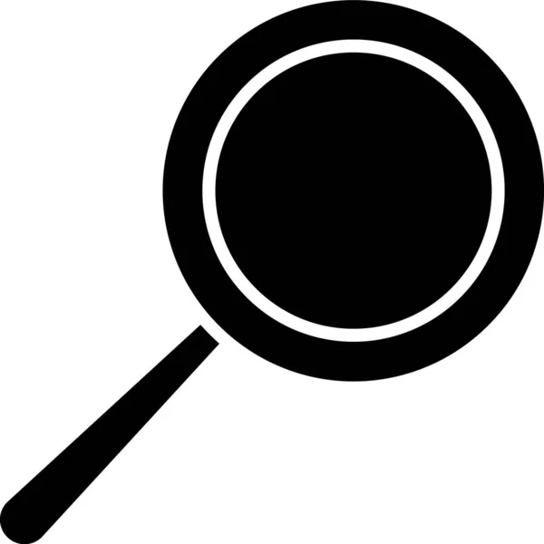 黑色煎锅图标隔离在白色背景 油炸或烘烤食品的象征 病媒图解 — 图库矢量图片