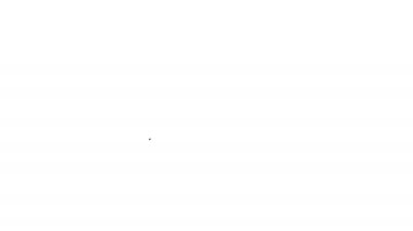 Beyaz arkaplanda izole edilmiş ücretsiz simge içeren siyah çizgi Price etiketi. Rozet fiyatına. Reklam etiketi indirimi. 4K Video hareketli grafik canlandırması