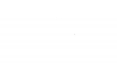 Beyaz arkaplanda izole edilmiş ücretsiz simge içeren siyah çizgi Price etiketi. Rozet fiyatına. Reklam etiketi indirimi. 4K Video hareketli grafik canlandırması