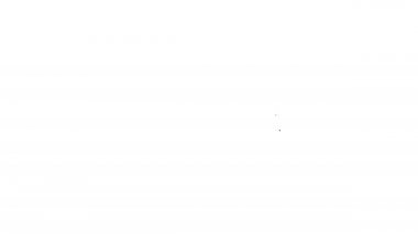 Siyah çizgi araba ayna ikonu beyaz arkaplanda izole edildi. 4K Video hareketli grafik canlandırması