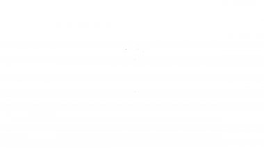 Siyah çizgi Pipette simgesi beyaz arkaplanda izole edildi. Tıbbi, kozmetik, kimya laboratuvarı ekipmanları. 4K Video hareketli grafik canlandırması