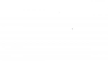 Beyaz arka planda izole edilmiş aşk ikonu ikonu içeren siyah çizgi şişesi. Sevgililer Günü sembolü. 4K Video hareketli grafik canlandırması