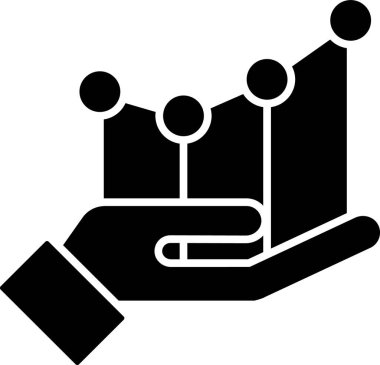 Beyaz arkaplanda siyah pasta grafiği ikonu izole edildi. Diyagram çizelgesi. Vektör İllüstrasyonu