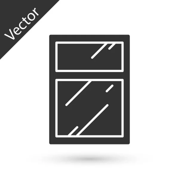 Service Nettoyage Gris Pour Icône Windows Isolée Sur Fond Blanc — Image vectorielle