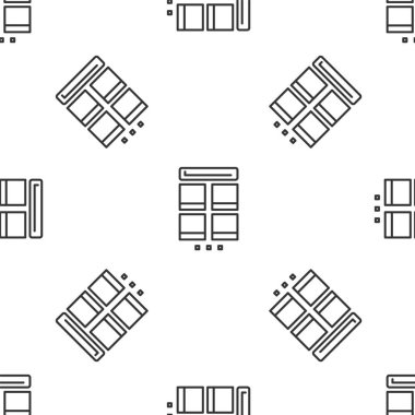 Gri Hat Online, beyaz arka planda izole edilmiş cep telefonu simgesinden alışveriş yapıyor. İnternet dükkanı, mobil mağaza uygulaması ve faturalar. Vektör İllüstrasyonu