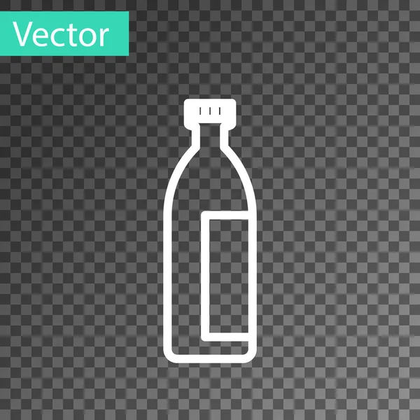 Línea Blanca Crema Loción Icono Tubo Cosmético Aislado Sobre Fondo — Vector de stock