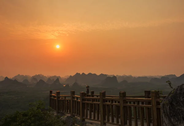 在中国的公园风景. — 图库照片