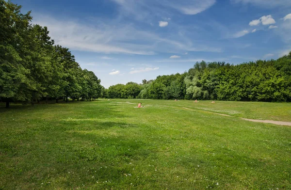 Parco a Mosca, Russia — Foto Stock