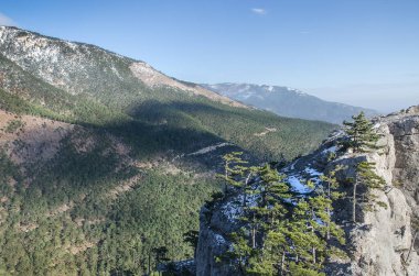 Stavri Kaya 'nın uçurumundan bak