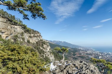 Stavri Kaya 'nın uçurumundan bak