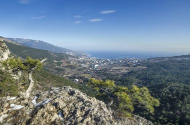 View from the cliff near Yalta