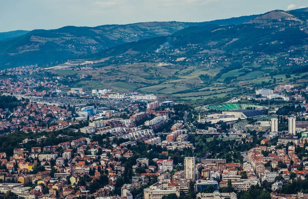 Vista de Sarajevo — Fotografia de Stock